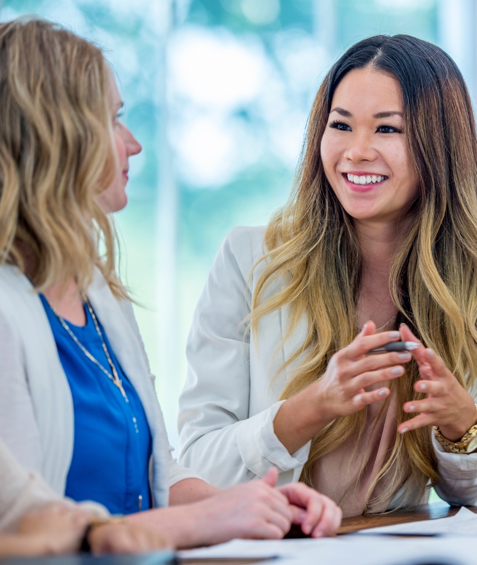 AVB Bank clients in front lobby